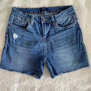 Kaari Blue Denim Cut-Off Shorts Size 4